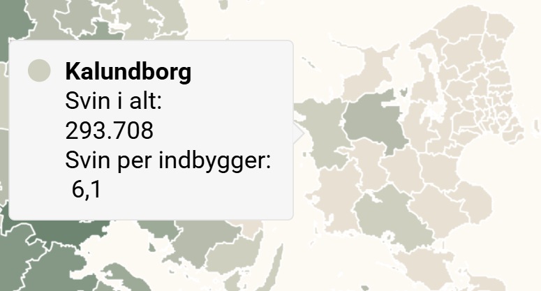 Hvor mange grise i Kalundborg?